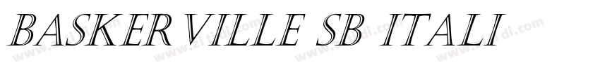 baskerville SB Itali字体转换
